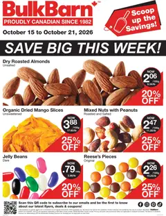 Preview Bulk Barn weekly flyer valid from Oct 15, 2026