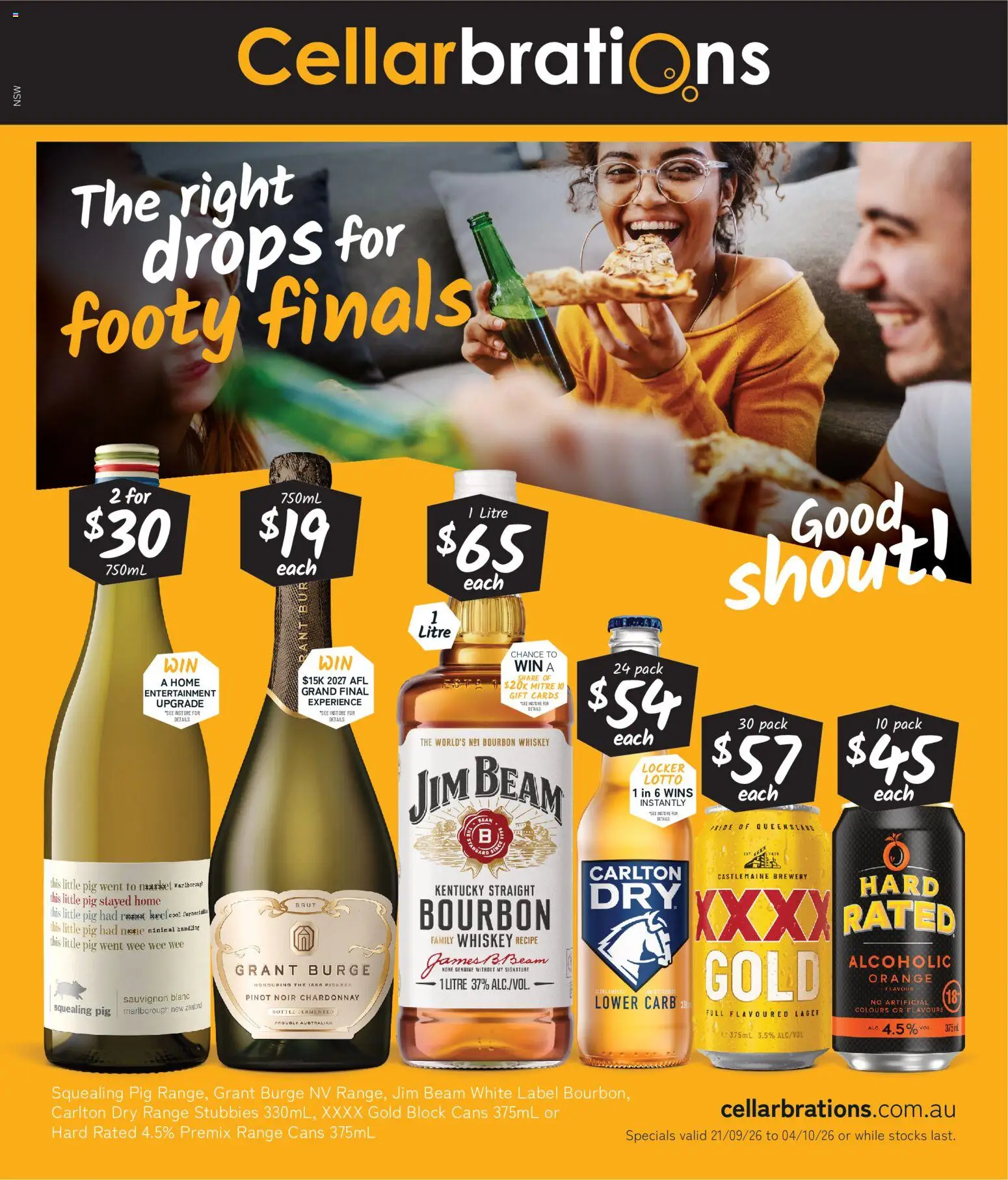 Cellarbrations catalogue - page 1- valid from 21/09/2026