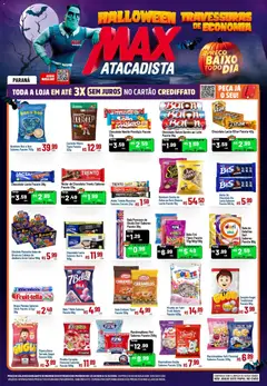 Pré-visualização Max Atacadista ofertas Halloween válida a partir de 13/10/2026