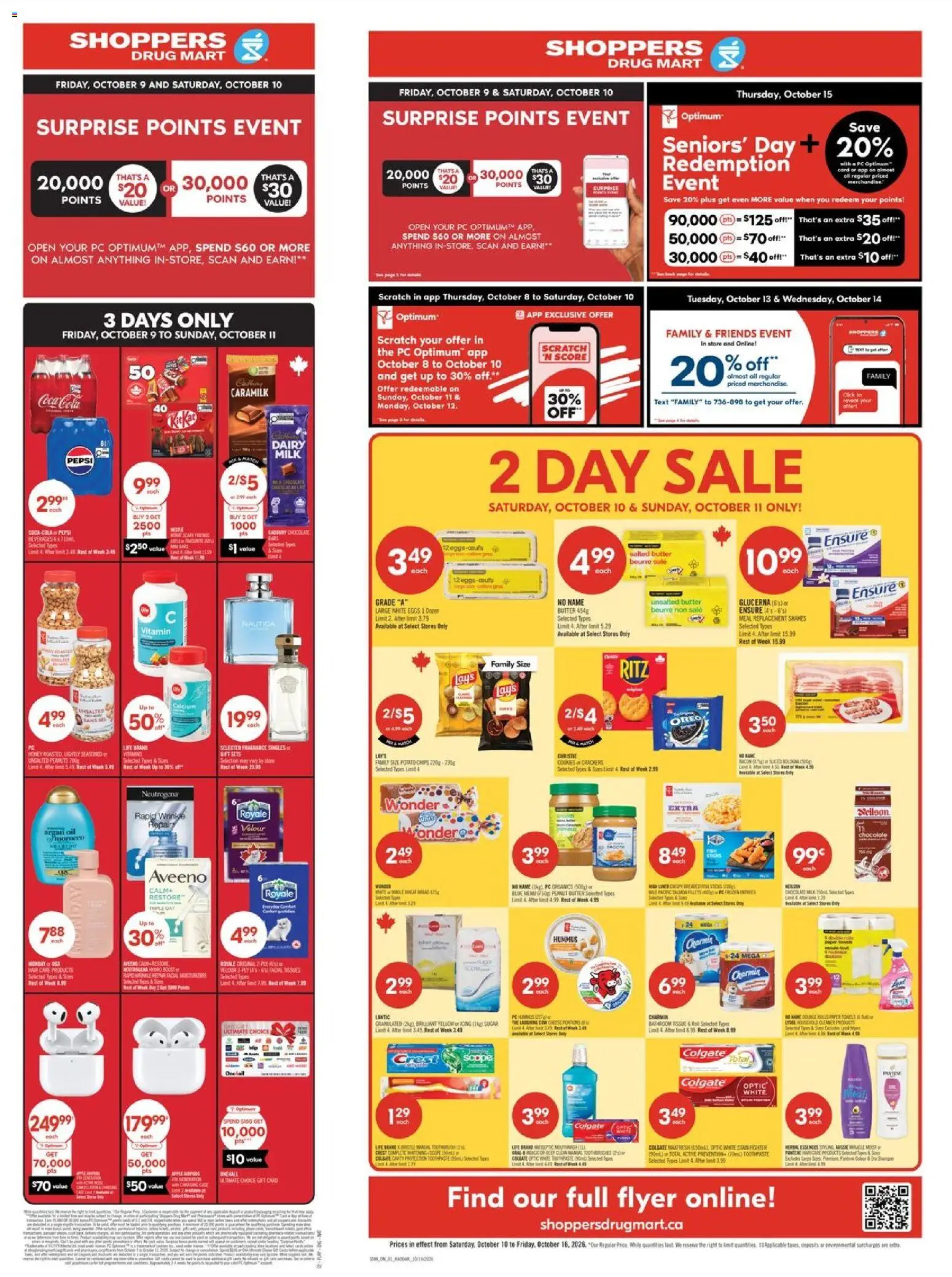 Shoppers weekly flyer / circulaire - page 1- valid from Oct 10, 2026