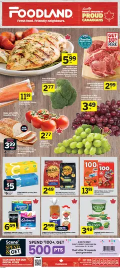 Preview Foodland weekly flyer / circulaire valid from Oct 22, 2026