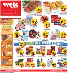Preview Weis Weekly Ad valid from 09/17/2026