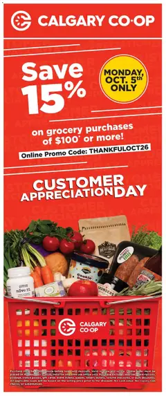 Preview Calgary Co-op weekly flyer / circulaire valid from Oct 1, 2026