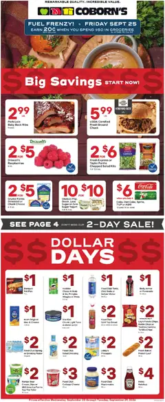 Preview Coborn's Weekly Ad valid from 09/23/2026
