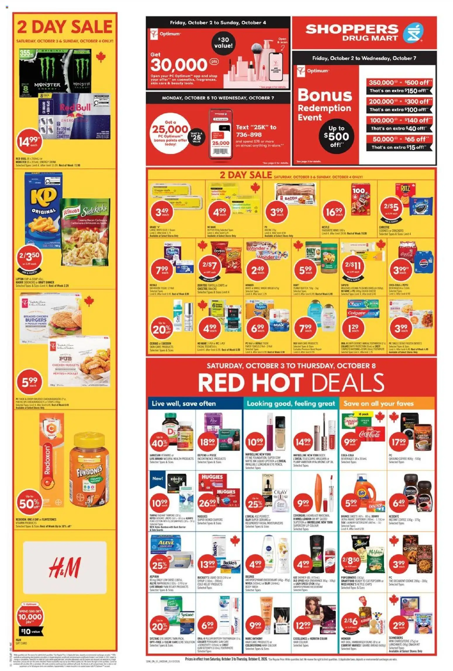 Shoppers weekly flyer / circulaire - page 1- valid from Oct 3, 2026