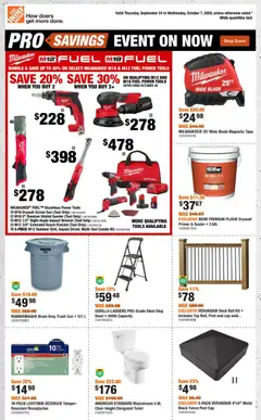 Preview Home Depot weekly flyer / circulaire valid from Sep 24, 2026