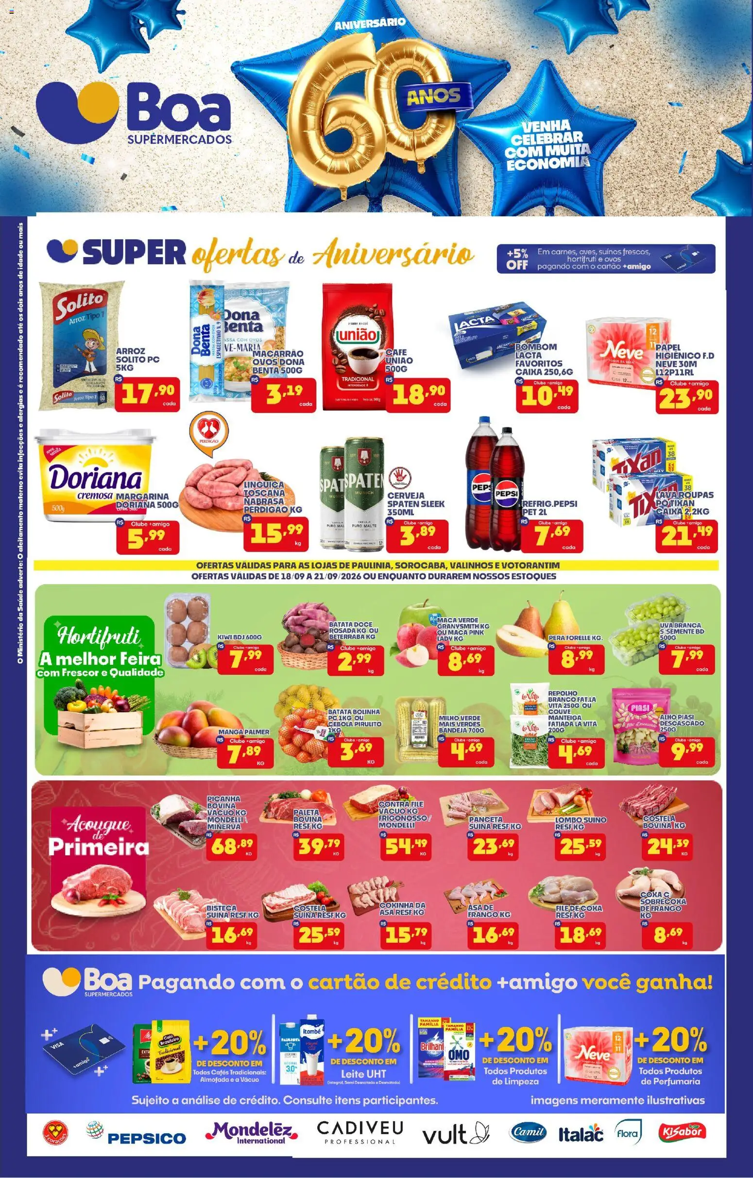 Boa Supermercados - Ofertas da semana - página 1- válido a partir de 18/09/2026
