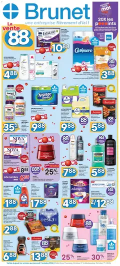 Preview Brunet weekly flyer / circulaire valid from Oct 1, 2026