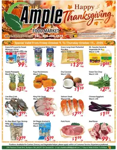 Preview Ample Food Market weekly flyer / circulaire valid from Oct 9, 2026
