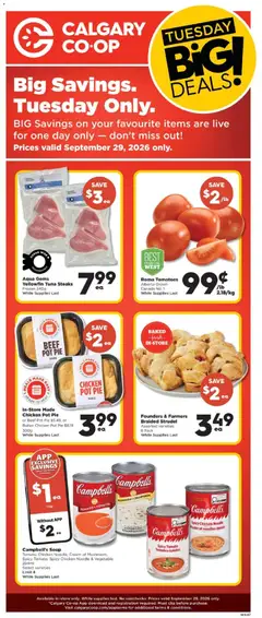 Preview Calgary Co-op weekly flyer / circulaire valid from Sep 24, 2026