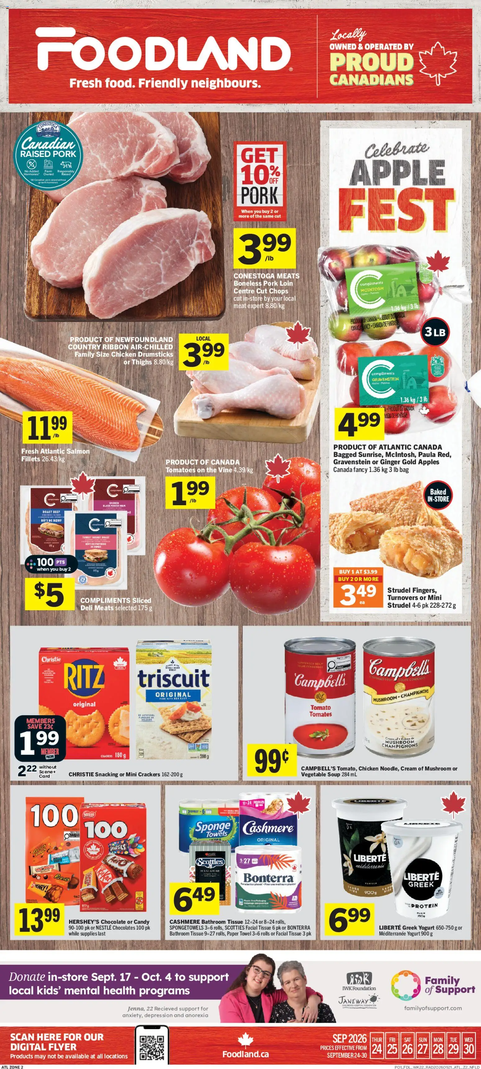 Foodland weekly flyer / circulaire - page 1- valid from Sep 24, 2026