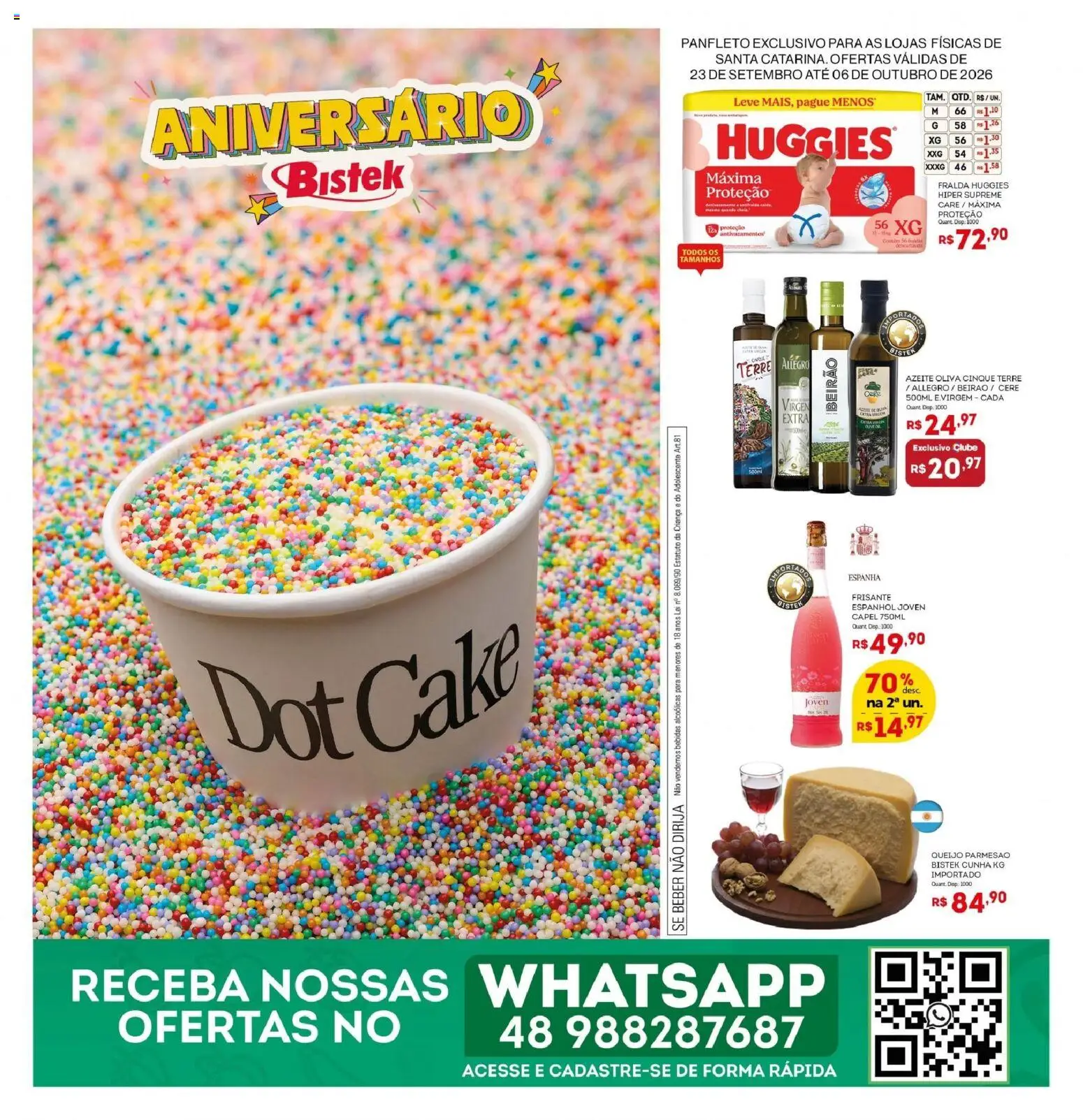 Bistek Supermercados ofertas Quinzenal - página 1- válido a partir de 23/09/2026
