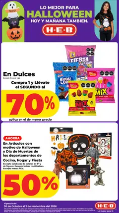 H-E-B folleto válido desde 30/10/2026