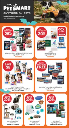 Preview Petsmart weekly flyer / circulaire valid from Oct 5, 2026