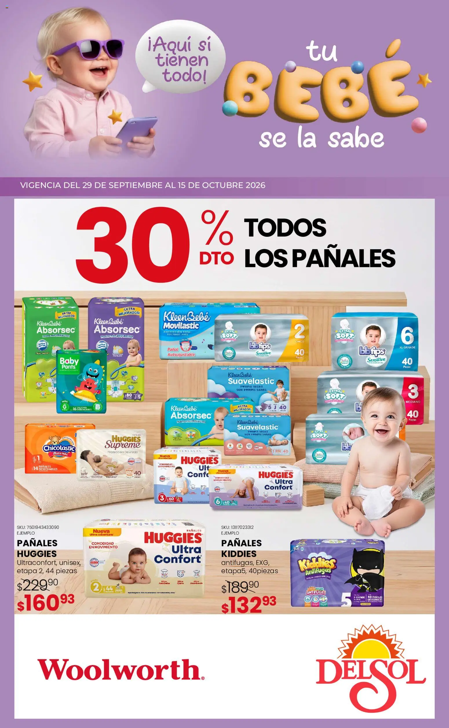 Del Sol y Woolworth catálogo - página 1- válido desde 29/09/2026