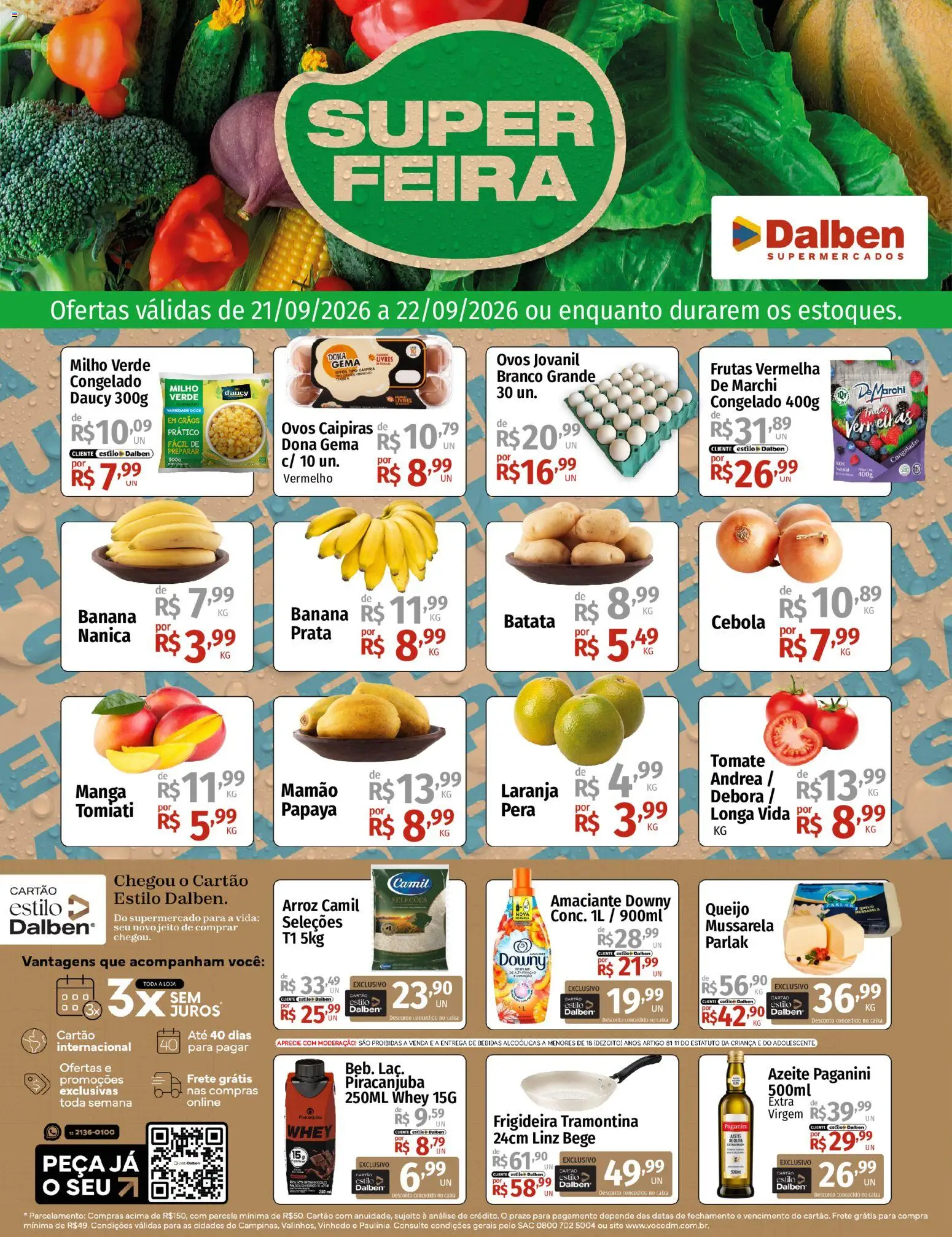 Supermercado Dalben - Ofertas da semana - página 1- válido a partir de 21/09/2026
