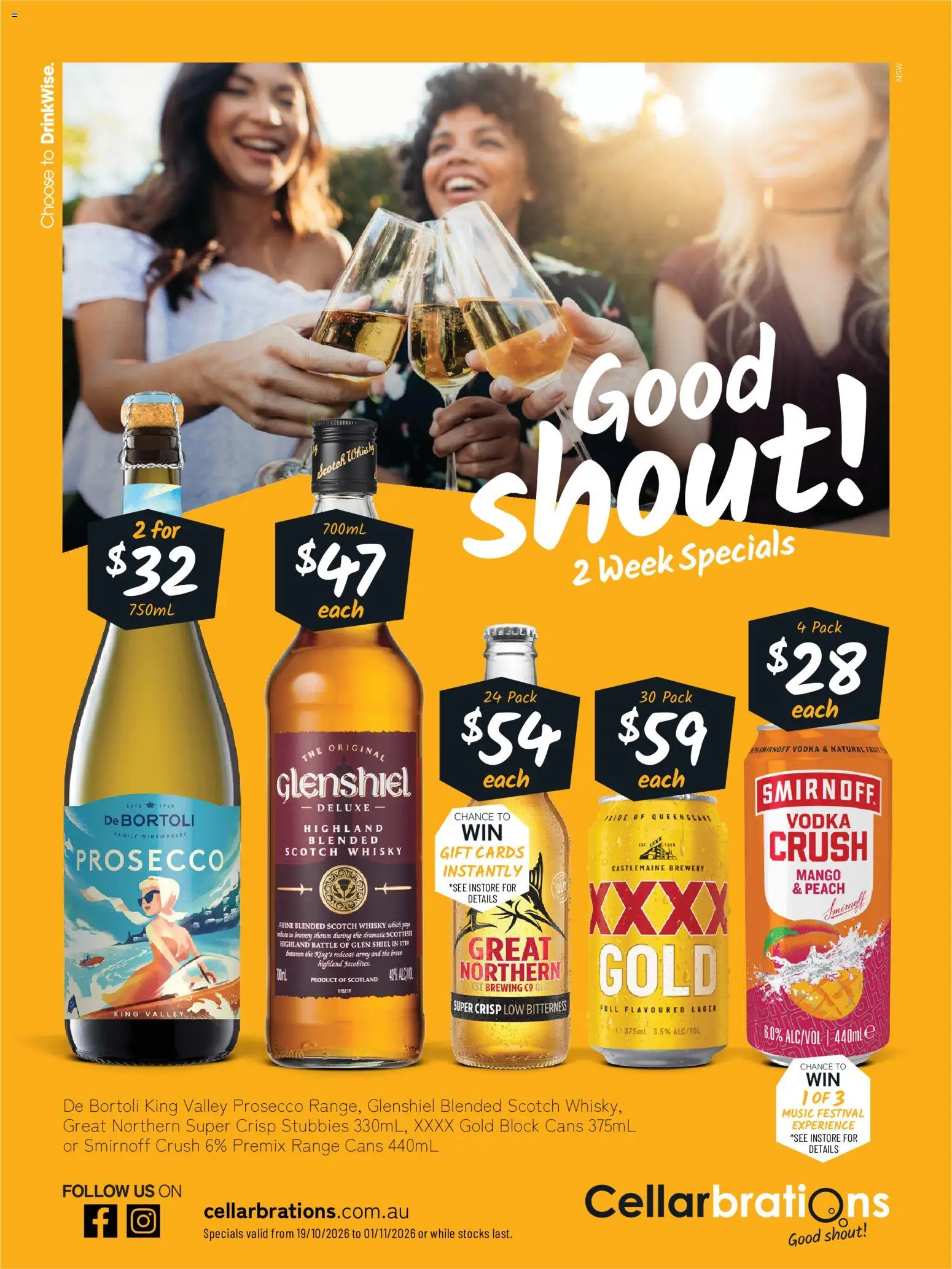 Cellarbrations catalogue - page 1- valid from 19/10/2026