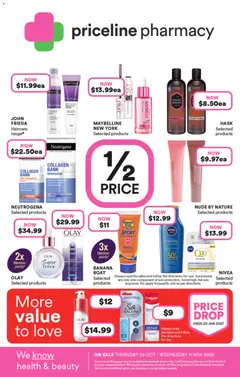 Priceline Pharmacy catalogue preview - valid from 29/10/2026