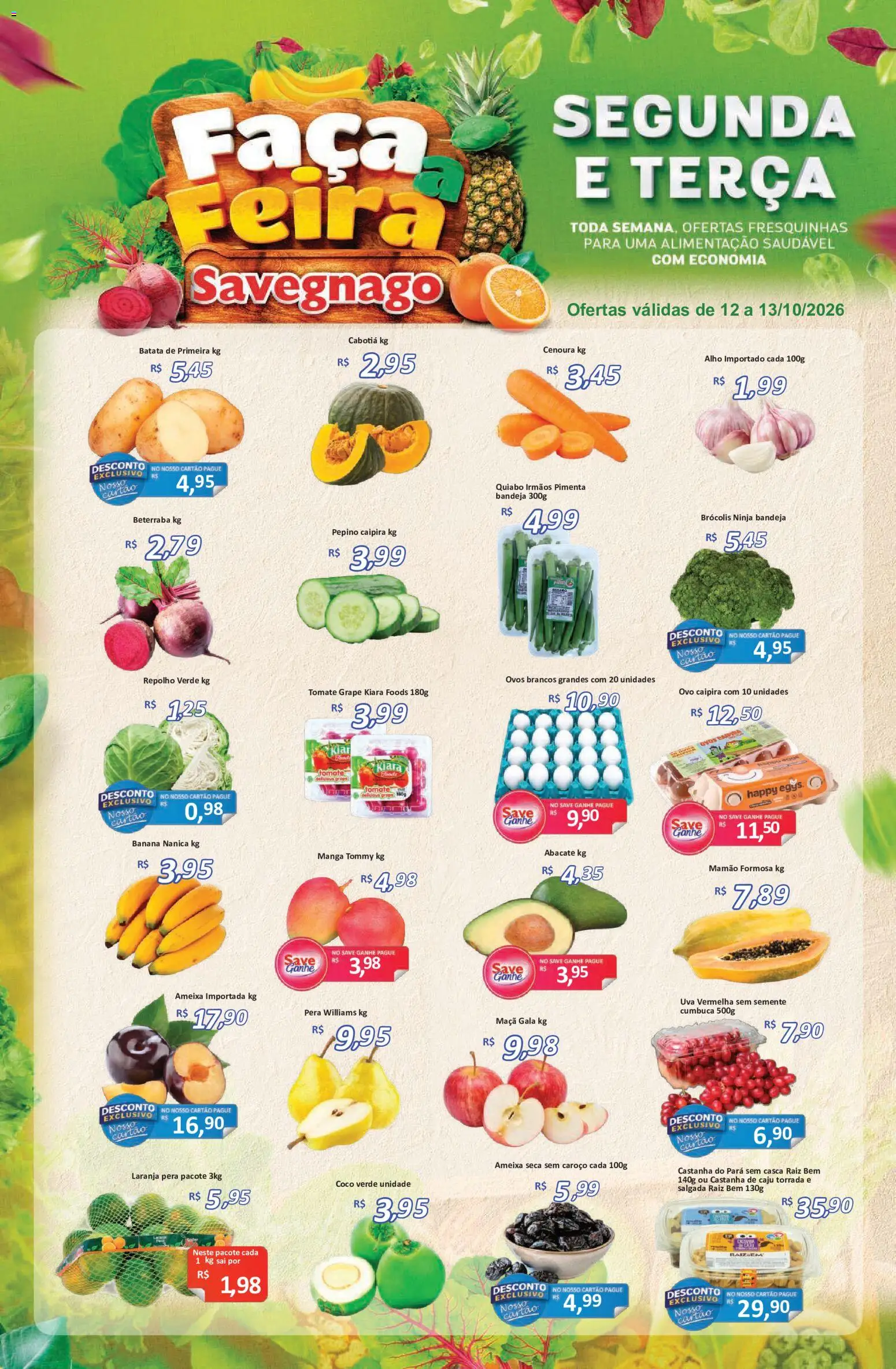 Savegnago - Ofertas da semana - página 1- válido a partir de 12/10/2026
