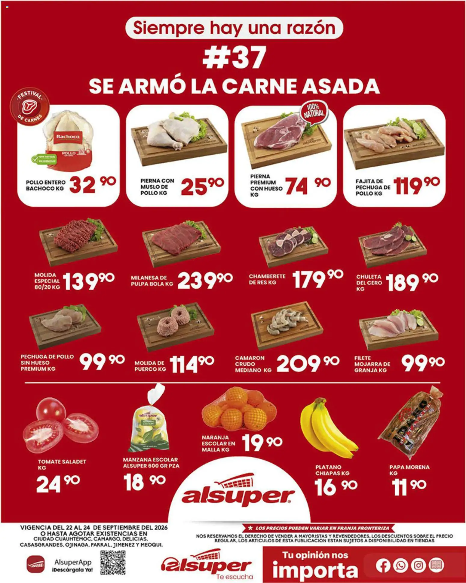 Alsuper folleto - página 1- válido desde 22/09/2026
