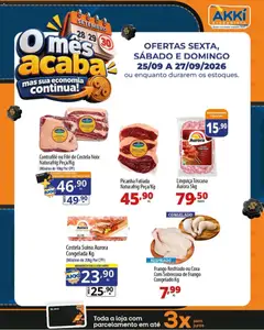 Pré-visualização Akki Atacadista - Ofertas da semana válida a partir de 25/09/2026
