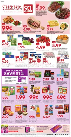 Preview Stater Bros Weekly Ad valid from 09/23/2026