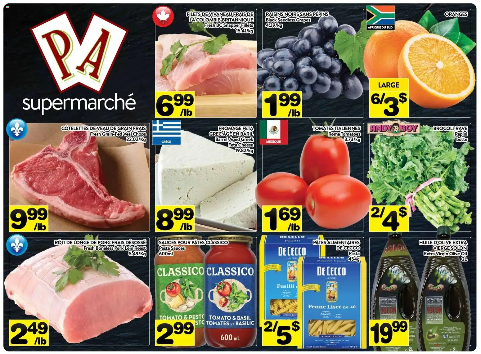 Pa Supermarché weekly flyer / circulaire - page 1- valid from Oct 19, 2026
