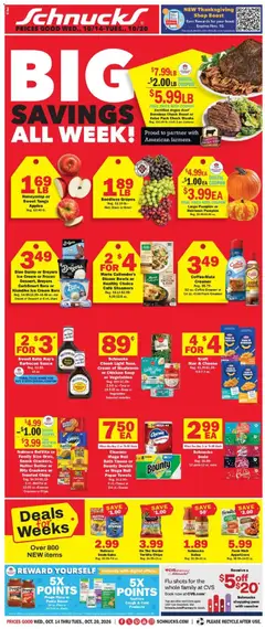 Preview Schnucks Weekly Ad valid from 10/14/2026