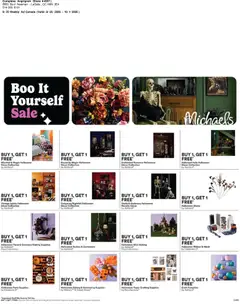 Preview Michaels weekly flyer / circulaire valid from Sep 25, 2026