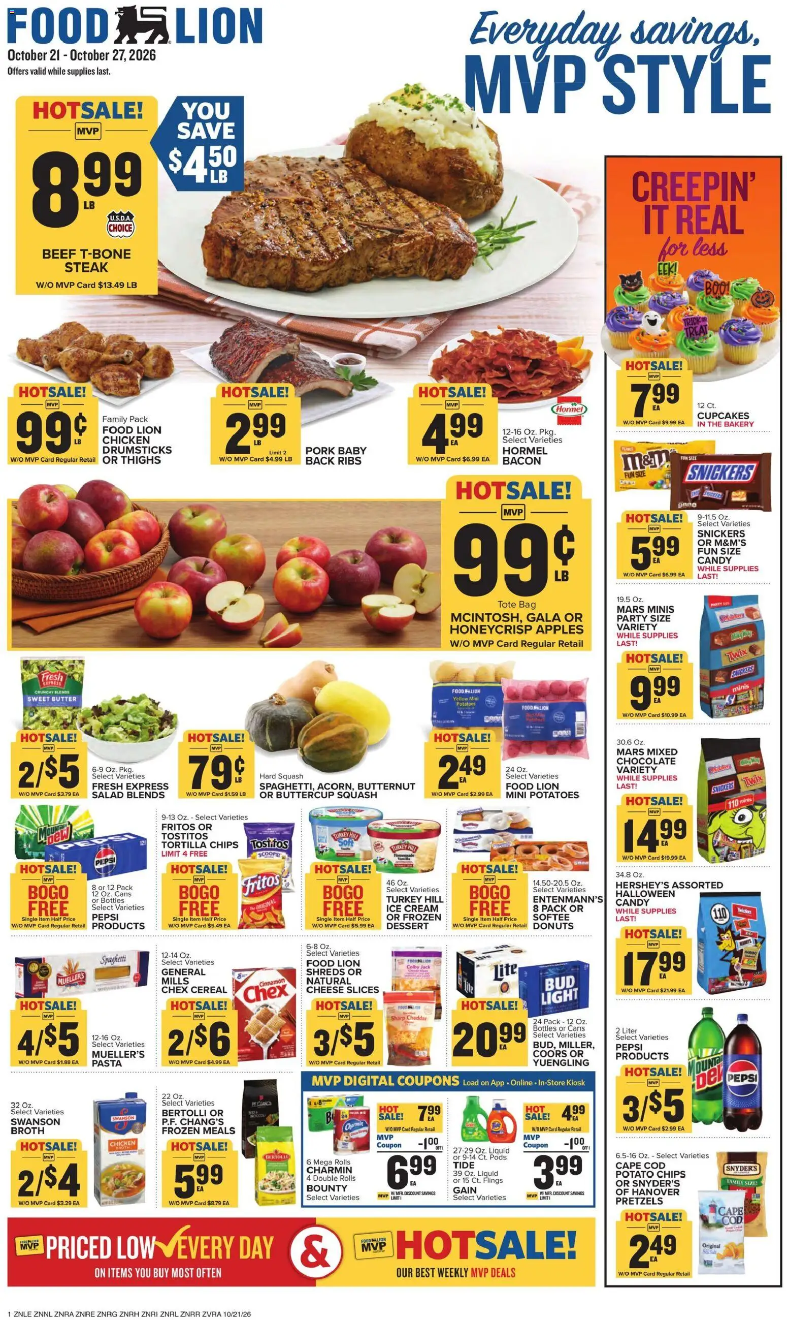 Food Lion Weekly Ad - page 1- valid from 10/21/2026