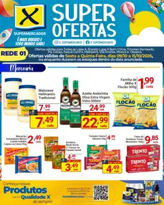 Pré-visualização X Supermercados - Ofertas da semana válida a partir de 09/10/2026