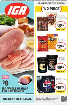 IGA catalogue preview - valid from 07/10/2026