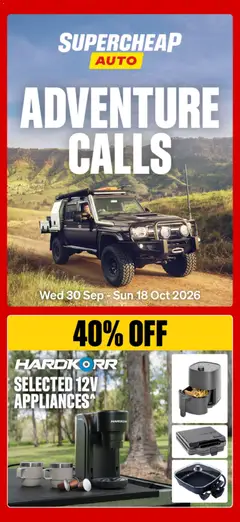 Supercheap Auto catalogue preview - valid from 30/09/2026