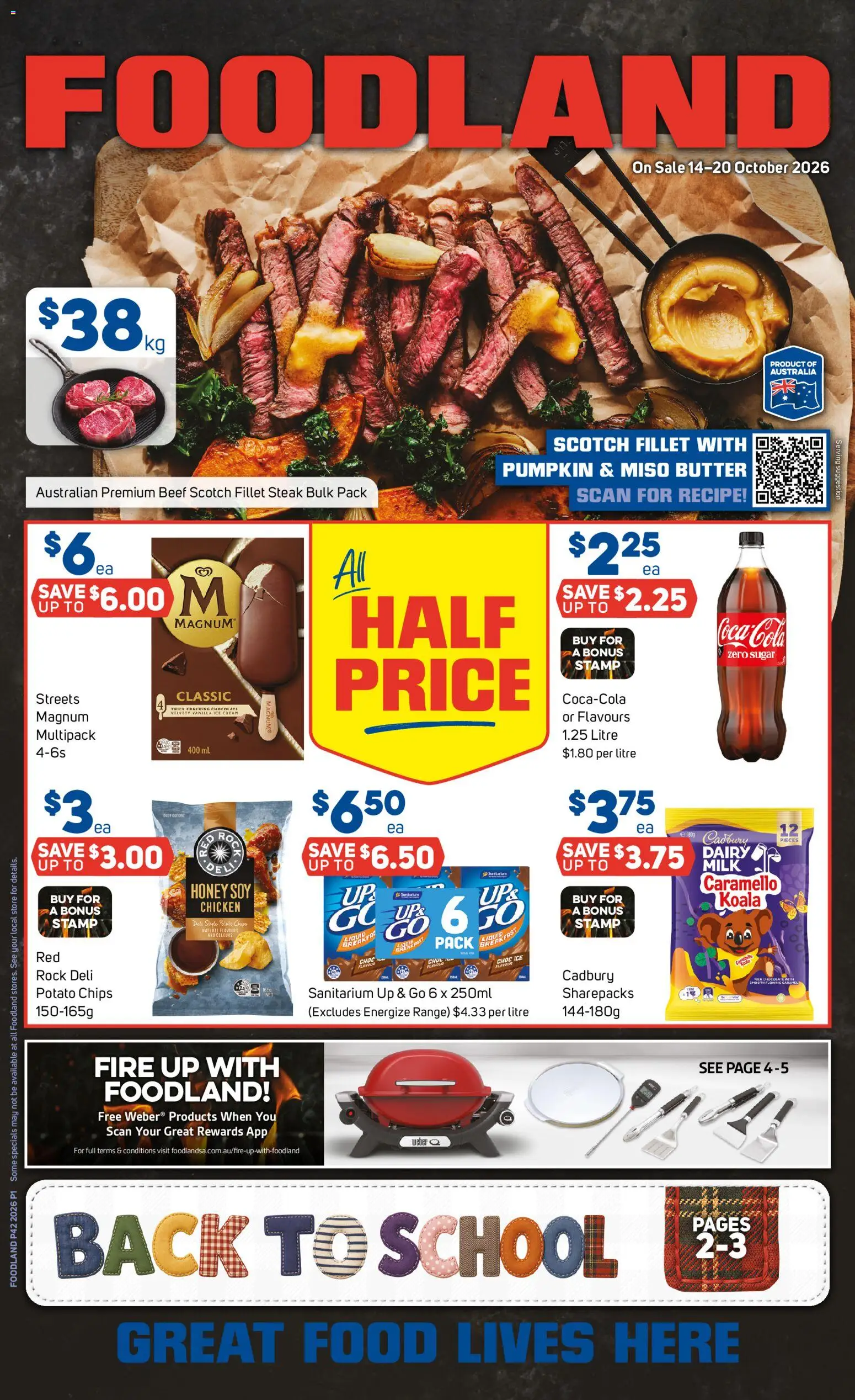 Foodland catalogue - page 1- valid from 14/10/2026