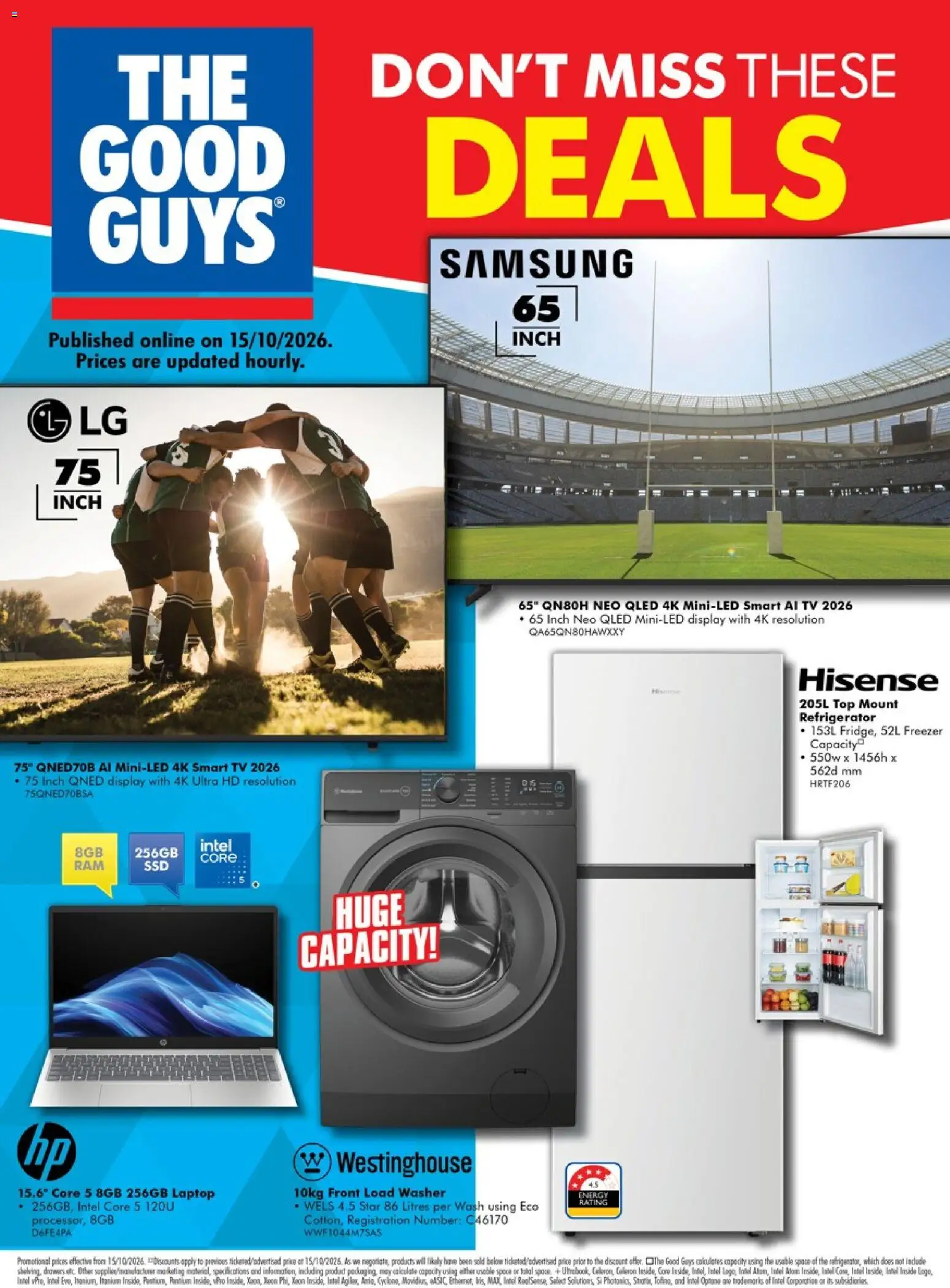 The Good Guys catalogue - page 1- valid from 15/10/2026
