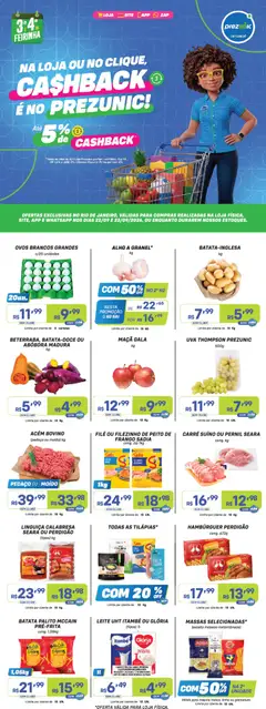 Pré-visualização Prezunic ofertas válida a partir de 22/09/2026