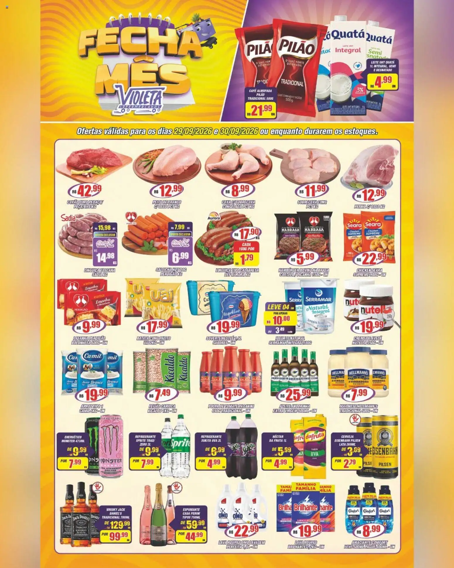 Violeta Supermercados - Ofertas da semana - página 1- válido a partir de 29/09/2026
