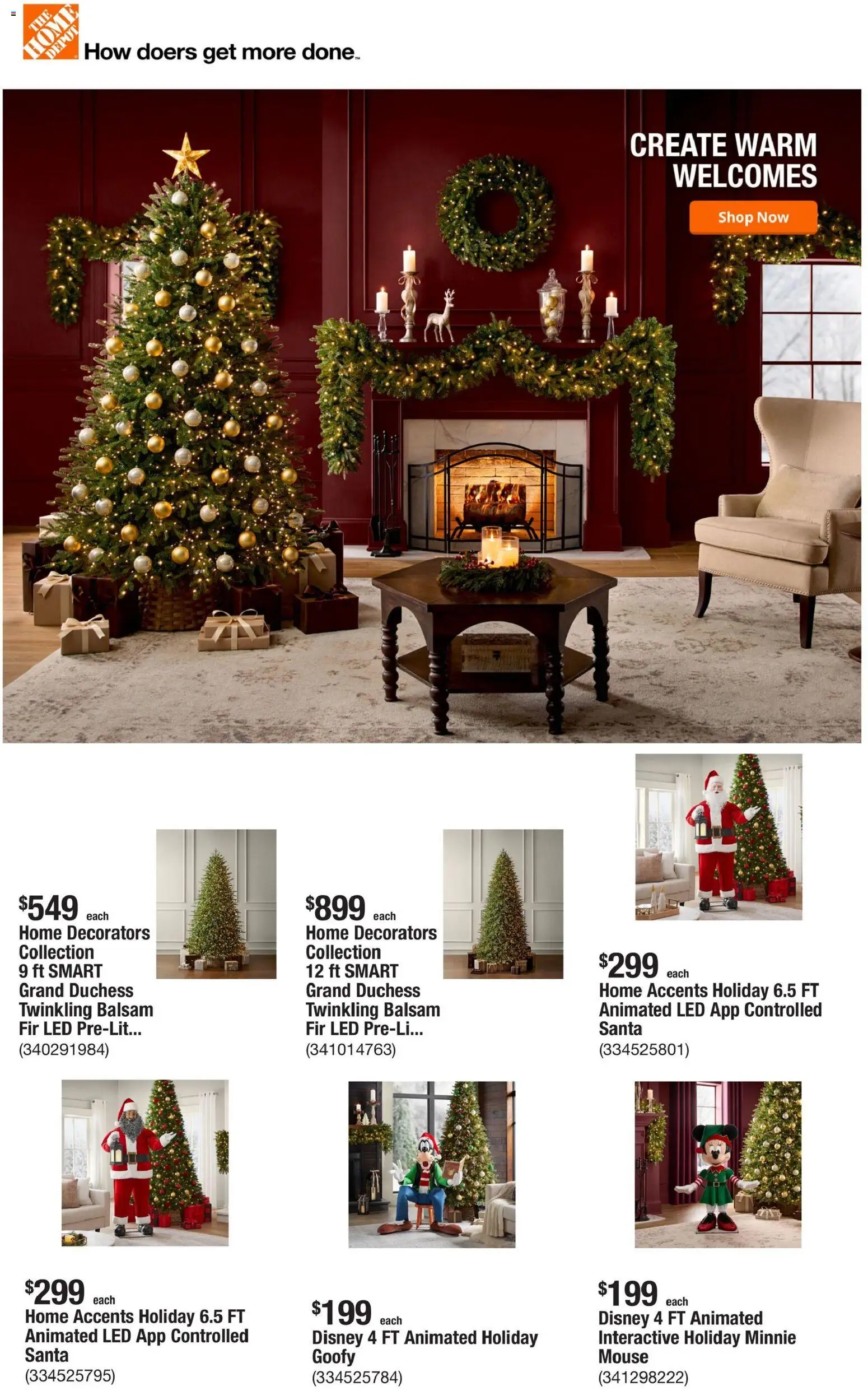 Home Depot Weekly Ad - page 1- valid from 10/08/2026