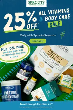 Preview Sprouts Weekly Ad valid from 10/21/2026