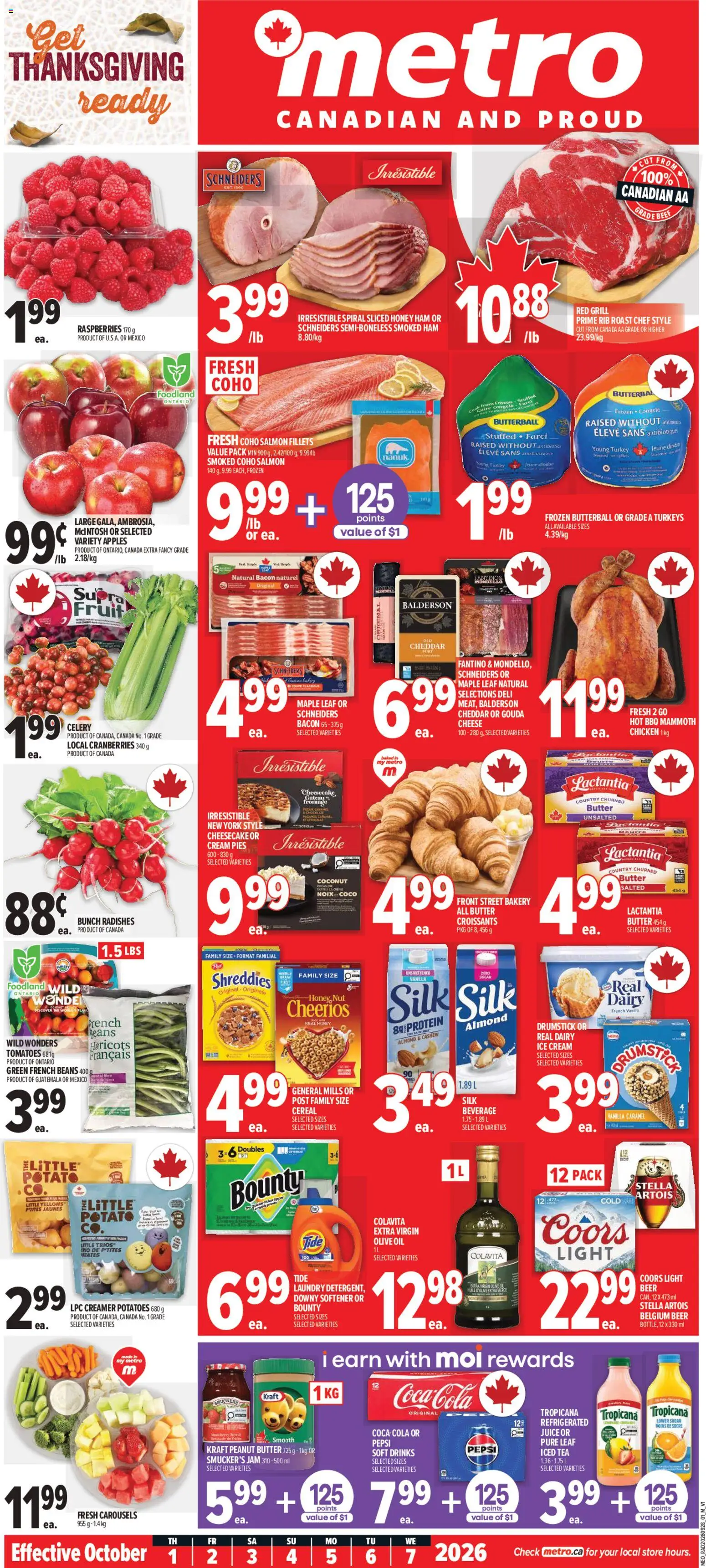 Metro weekly flyer / circulaire - page 1- valid from Oct 1, 2026
