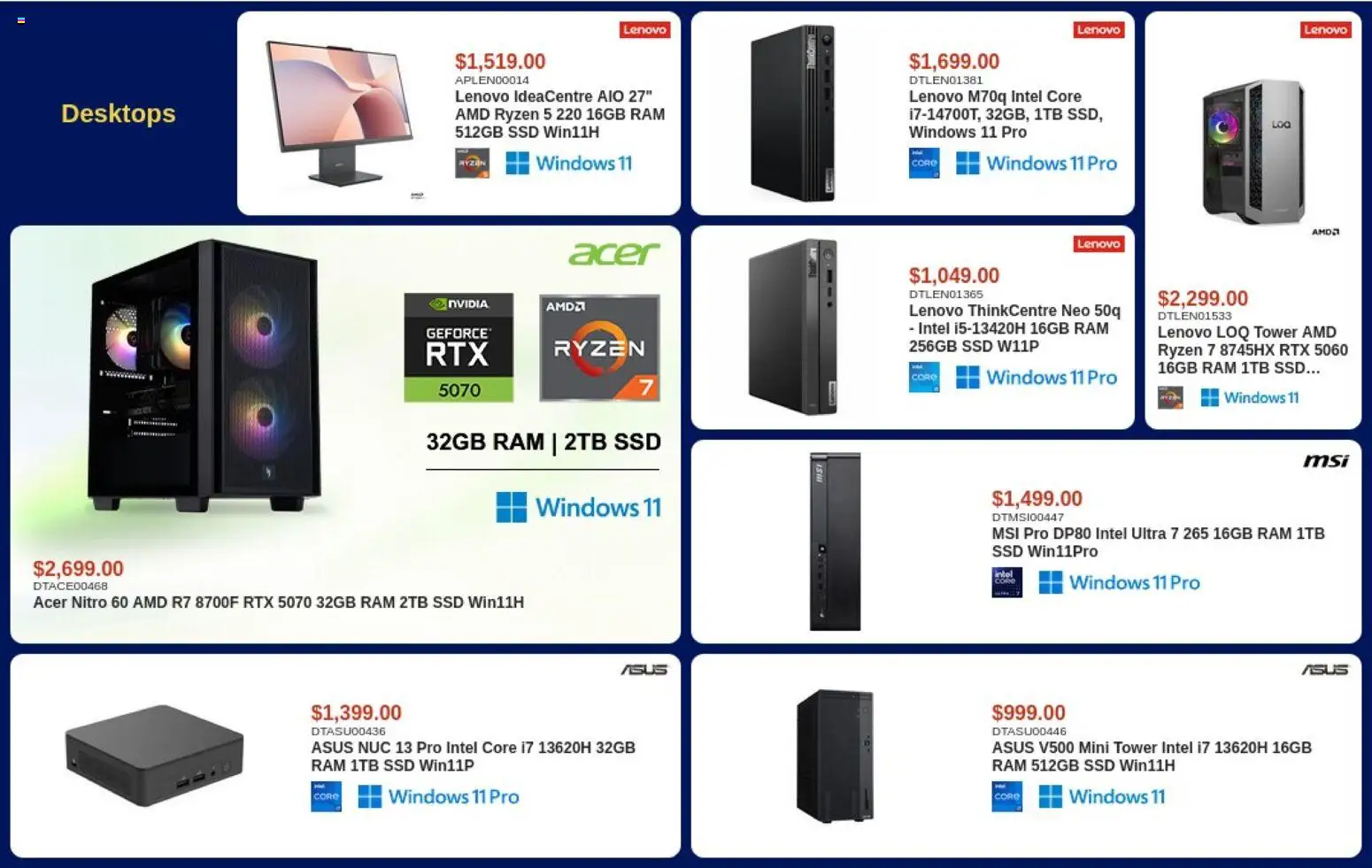 Canada Computers weekly flyer - page 1- valid from Oct 13, 2026
