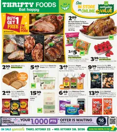 Preview Thrifty Foods weekly flyer / circulaire valid from Oct 22, 2026