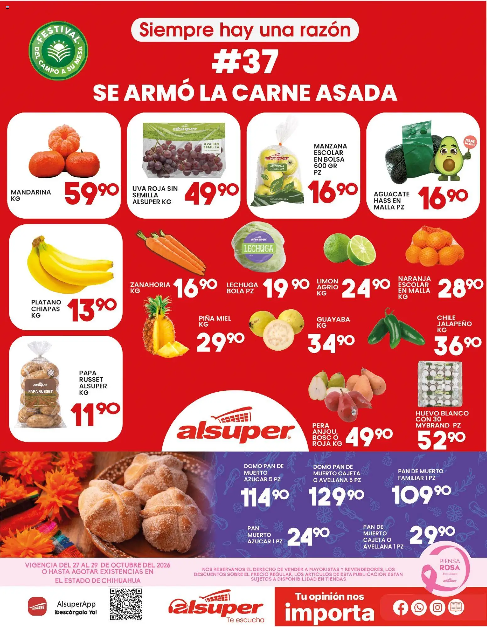 Alsuper folleto - página 1- válido desde 27/10/2026