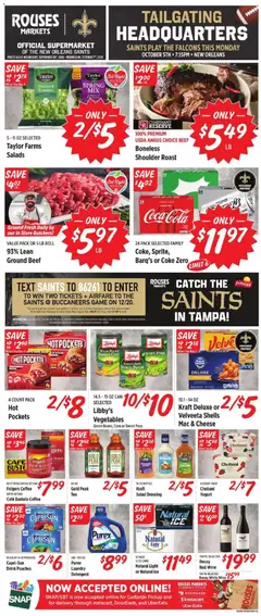 Preview Rouses Weekly Ad valid from 09/30/2026