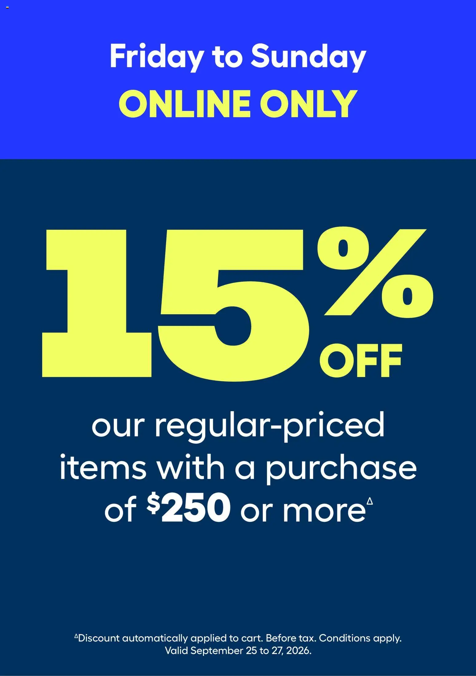 Rona weekly flyer - page 1- valid from Sep 17, 2026