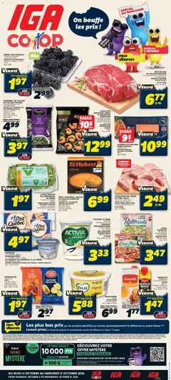 Preview IGA weekly flyer / circulaire valid from Oct 15, 2026
