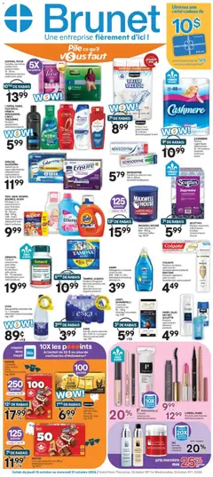 Preview Brunet weekly flyer / circulaire valid from Oct 15, 2026