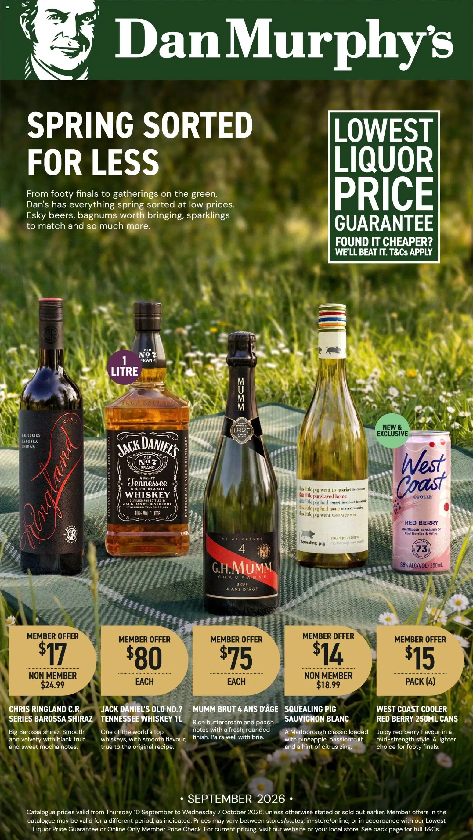 Dan Murphy's catalogue - page 1- valid from 10/09/2026