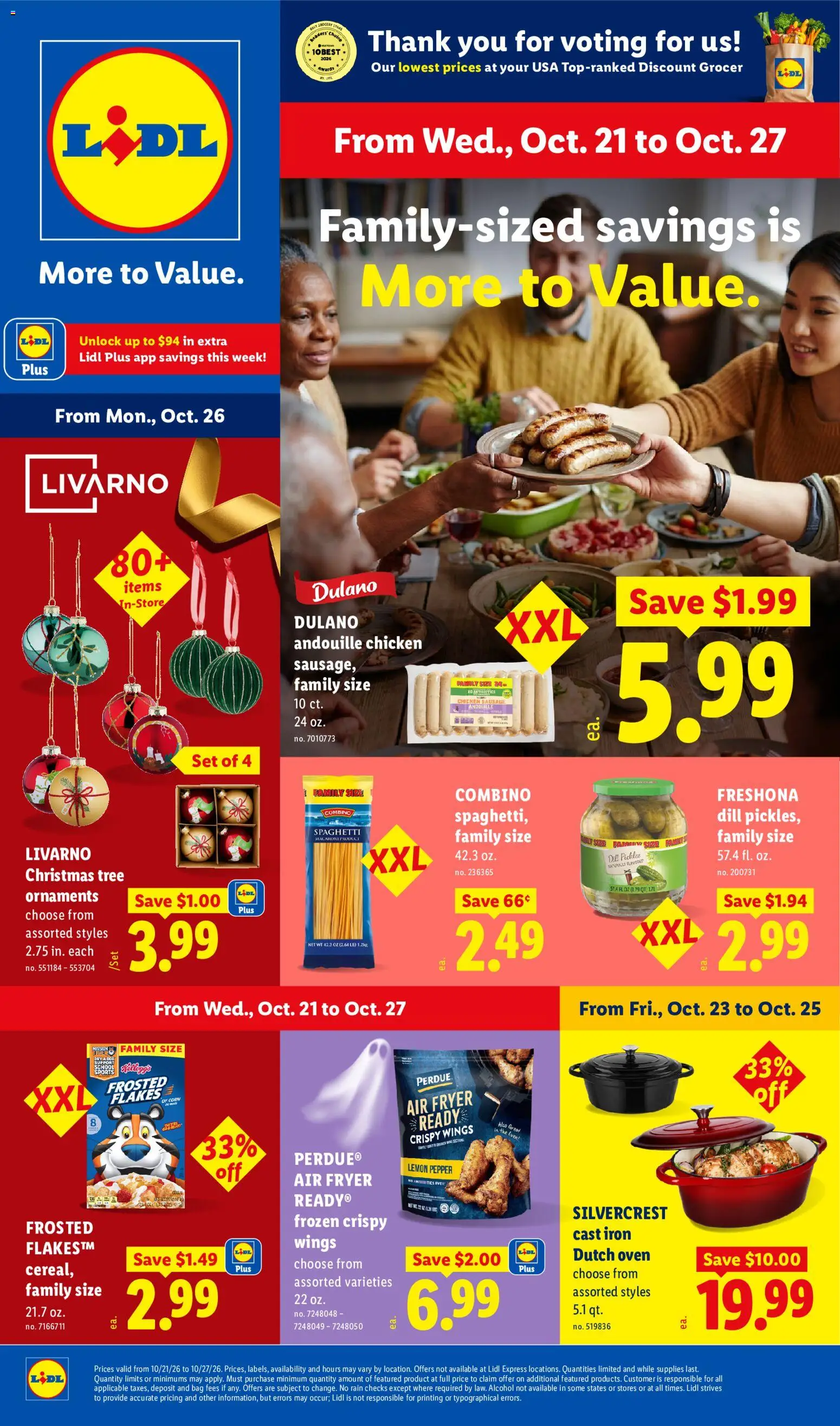 Lidl Weekly Ad - page 1- valid from 10/21/2026