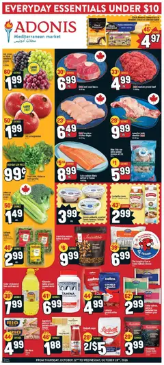 Preview Adonis weekly flyer valid from Oct 22, 2026